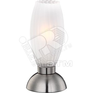 Светильник настольный 1xE14х40W 190х90 230V никель/стекло - Globo Lighting