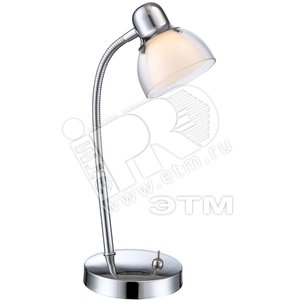 Светильник настольный 1xLEDx5W L26хW26хH36 incl. 400lm хром/акрил - Globo Lighting