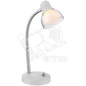 Светильник настольный 1xLEDx5W L26хW26хH36 incl. 400lm хром/акрил - Globo Lighting
