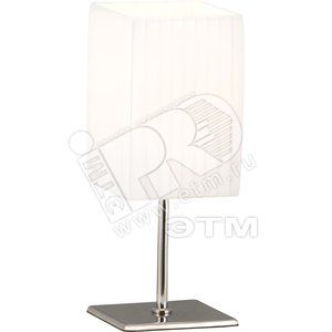 Светильник настольный 1хE14х40W B10хH26 230V хром/текстиль - Globo Lighting