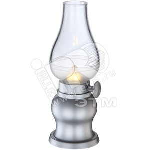 Светильник настольный 3xLEDx0.55W D7х20 incl. 20lm диммер/аккумулятор/сетевой шнур вкл/выкл от дуновения пластик - Globo Lighting