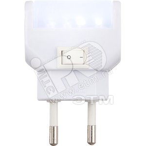 Светильник-ночник светодиодный 4xLEDх0.24W 13V переключатель L47xB25xH70 inkl. пластикбелый - Globo Lighting