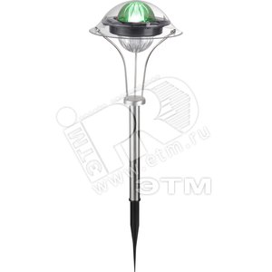 Светильник 1xLED 0.07W 3V скроллер Ni MH AA 600mAh 1.2V D155хH500 inkl. белый солнечная батарея нержавеющая сталь/пластик прозрачный IP44 (33041) - Globo Lighting