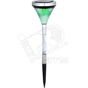 Светильник 1xLED 0.06W 3V скроллер Ni MH AAA 600mAh 1.2V D92хH340 inkl. солнечная батарея нержавеющая сталь/пластик прозрачный IP44 (33849) - Globo Lighting