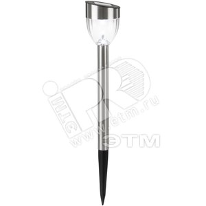 Светильник 1xLED 0.06W 3.3V Ni MH AA 600mAh 1.2V D61хH375 inkl. солнечная батарея нержавеющая сталь/пластик IP44 - Globo Lighting