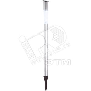 Светильник 1xLED 0.07W 3V Ni MH AA 600mAh 1.2V D50 H700 inkl. солнечная батарея нержавеющая сталь/пластик прозрачный IP44 (33961-3) - Globo Lighting