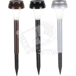 Светильник 1xLED 0.06W 1V Ni MH 40mAh 1.2V D55хH265 inkl. солнечная батарея металл/пластик IP44 (33963-12) - Globo Lighting