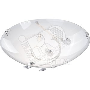 Светильник 1xE27х60W D25хH8.5 230V никель матовый/стекло/хрусталь - Globo Lighting
