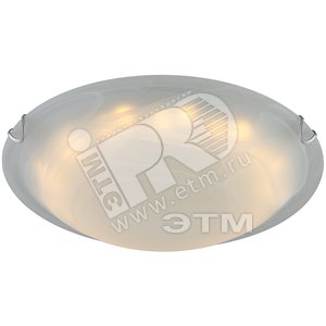 Светильник 1xLEDx12W D30х10 incl. 967lm хром/белый/металл/стекло (40425) - Globo Lighting