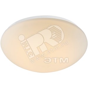 Светильник 1xLEDx18W D36.3х12.5 incl. 910lm белый металл/стекло - Globo Lighting