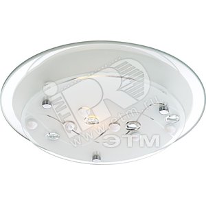 Светильник 1xE27х60W D250х85 230V хром/стекло/зеркало - Globo Lighting