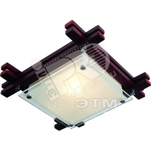 Светильник Edison 1x60WхE27 дерево темный опал настенно-потолочный (48324) - Globo Lighting