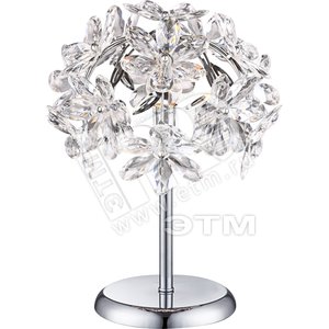 Светильник настольный 1xE14х40W D280х360 230V хром/акрил - Globo Lighting