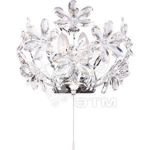 Светильник бра 2xE14х40W 320х200х230 230V хром/акрил (5132-2W) - Globo Lighting