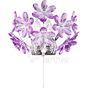 Светильник бра 2xE14х40W 320х200х230 230V хром/акрил (5142-2W) - Globo Lighting