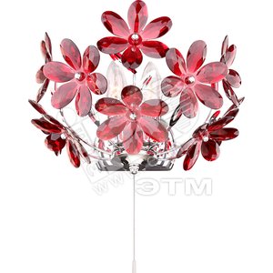 Светильник бра 2xE14х40W 320х200х230 230V хром/акрил - Globo Lighting