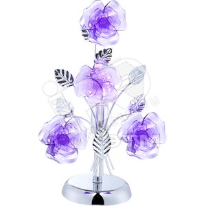 Светильник настольный 1xE14х40W D22хH37 230V хром/акрил - Globo Lighting