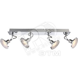 Прожектор светодиодный 4xLEDх5W L620xB140 inkl. 7V 400lm 3000K хром/алюминий/пластик (56953-4) - Globo Lighting
