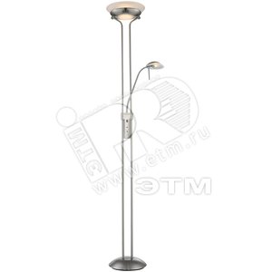 Светильник 1/1xR7S/G9x230W/33W D28.5хH184 incl. диммер никель матовый/стекло (58285) - Globo Lighting