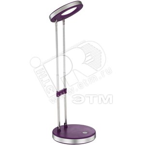 Светильник настольный 1xLEDx3W D12.5х35.5 incl. 185lm хром/пластик (58393) - Globo Lighting