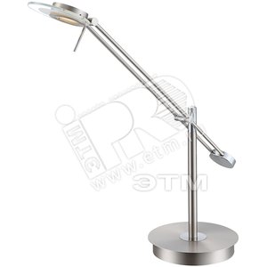 Светильник настольный 1xLEDx6W L67хW20хH73 incl. 265lm хром/никель матовый/стекло (59029T) - Globo Lighting
