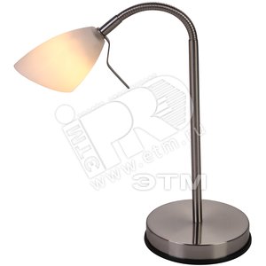 Светильник настольный 1хG9х33W H48х15 incl. touch диммер никель/стекло - Globo Lighting