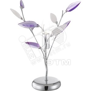 Светильник настольный 1хE14х40W D23.5хH38 230V хром/акрил (63167-1T) - Globo Lighting
