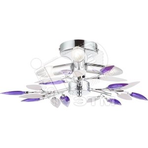Светильник 3х40WхE14 D45хH15 230V хром/акрил - Globo Lighting