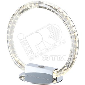 Светильник настольный 1xLEDx12.5W D26х26 incl. 910lm диммер хром/стекло (68040T1) - Globo Lighting