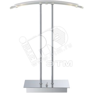 Светильник настольный L36*W12*H46 / incl. 2xLEDx5W 390lm хром/стекло - Globo Lighting