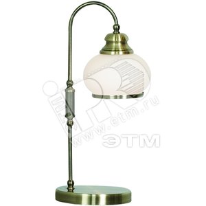 Светильник настольный 1xE14х40W W18хH40 230V античная бронза/стекло - Globo Lighting