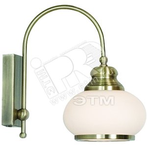 Светильник GLO-6900-1W 1x40WхE14 бронза/матовое   стекло - Globo Lighting