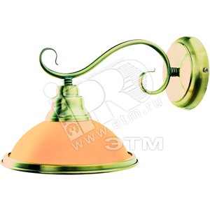 Светильник бра 1xE27х60W B30хH21.5 230V античная бронза/стекло - Globo Lighting