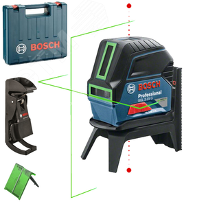 Нивелир лазерный GCL 2-15G + RM1 + BM3 clip + кейс (0.601.066.J00) - BOSCH