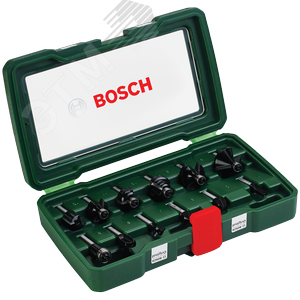 Набор 12 твердосплавных фрез Promoline 8 мм DIY | 2607019466 | BOSCH - BOSCH