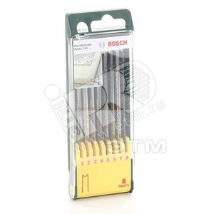8 ЛОБЗИКОВЫХ ПИЛОК U-ХВОСТ.SET PROMOLINE - BOSCH