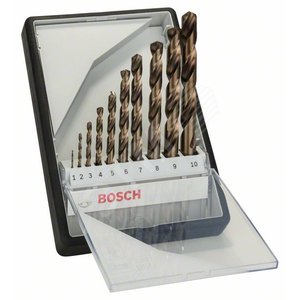 Набор сверл HSS-Co 10 шт Robust Line D1-10 | 2607019925 | BOSCH - BOSCH