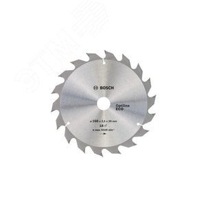 Диск циркулярный ECO WO 160x20/16-24T (2.608.644.373) - BOSCH