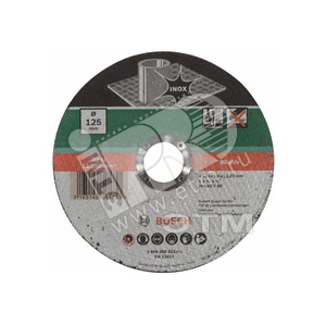 Круг отрезной INOX 125х1.6мм DIY (2.609.256.323) - BOSCH