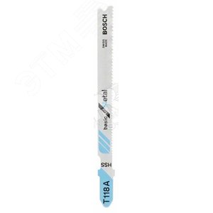 Пилка лобзиковая T 118 А/HSS (5шт) (2.608.631.013) - BOSCH