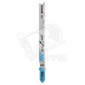 Пилки для лобзика 5шт T 118 В Basic for Metal, HSS | 2608631014 | BOSCH