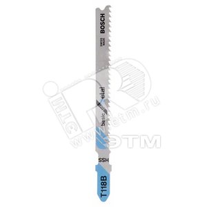 Пилка лобзиковая T 118 В/HSS (3шт) (2.608.631.673) - BOSCH
