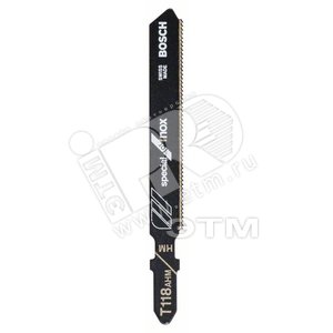 3 ЛОБЗИКОВЫЕ ПИЛКИ T 118 AHМ, HM - BOSCH