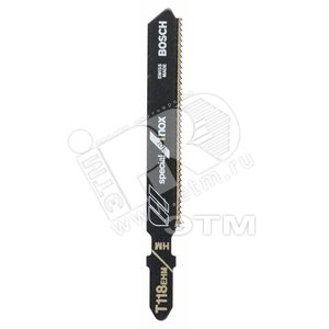 Пилка лобзиковая T 118 ЕНМ/HM (3шт) (2.608.630.665) - BOSCH