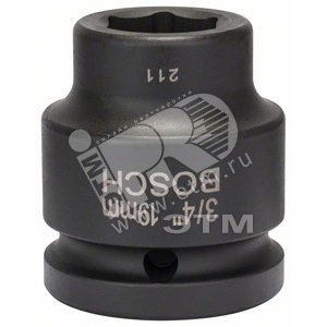 Ударная головка 19 мм 3/4