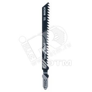 Пилки для лобзика 100шт T 111 С Basic for Wood, HCS | 2608637878 | BOSCH
