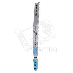 Пилки для лобзика 3шт Т 123 ХF Progressor for Metal, BIM | 2608638472 | BOSCH