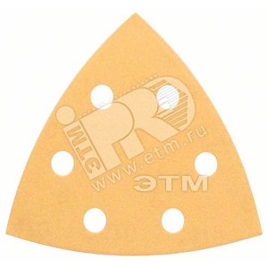 Шлифлист для дельташлифмашин Best for Wood, 93 мм, размер зерна 400,5шт | 2608605156 | BOSCH