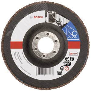 Круг лепестковый X551 Expert for Metal 125 мм K40 угл. | 2608606716 | BOSCH