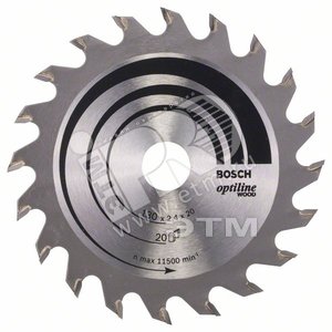 Пильный диск Optiline Wood 130х16 мм 20WZ | 2608640582 | BOSCH